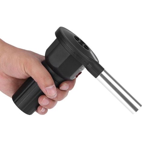 Tragbarer Elektrischer Ventilator Mit Batterien Für Grill Und Holzkohlegrill