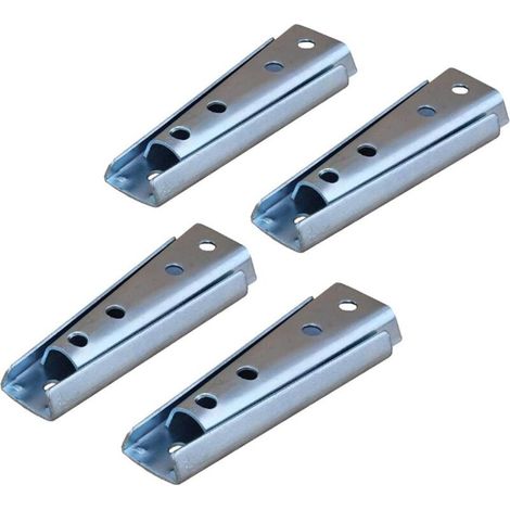 Paar Wandhalterungen Für Kopfteile, Verbindungsstücke Für Hängende Möbel, Segmentierte Metall-sofaverbinder Für Sofa Und Bett