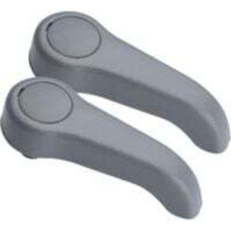 Set Mit 2 Grauen Vordersitz-verstellgriffen Für Renault Clio 2 Twingo 1 7701209658 7701470827
