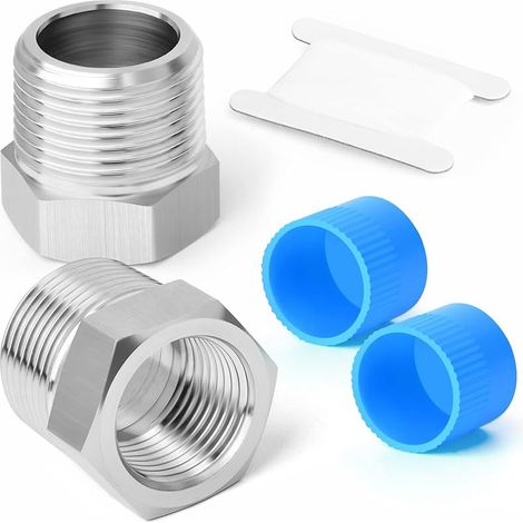 Stück 3/8" Bsp-innengewinde Auf 1/2" Bsp-außengewinde Reduzier-sechskantmuffe, Geeignet Für Rohrverbindungen