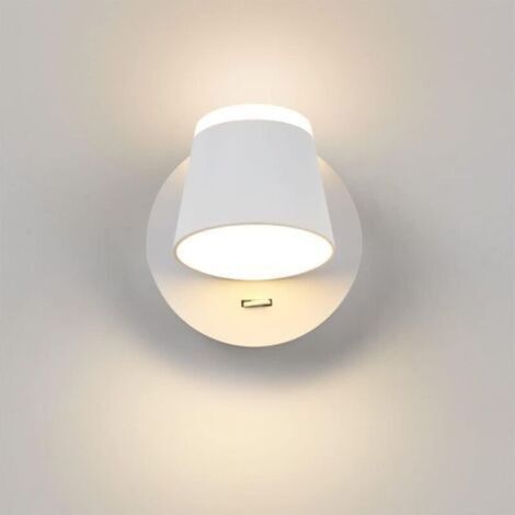 8-w-led-wandleuchte, 360°-drehung, 3000 K Warmweißes Licht, Für Schlafzimmer, Kopfteil Des Bettes, Treppenhaus, Flur, Garage, Hotel – Markenlose Led-wandleuchte