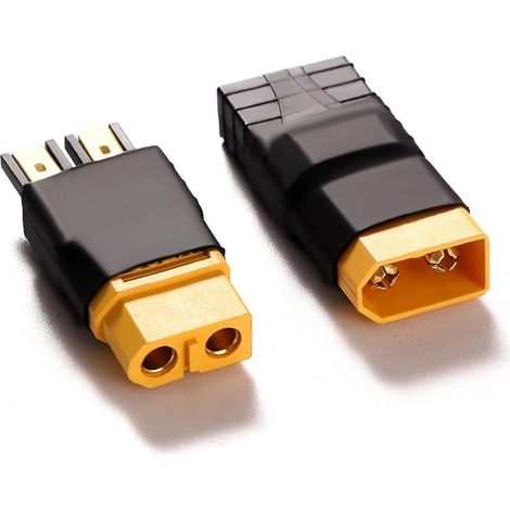 2 Stück Trx-auf-xt60-anschlussadapter, Kompatibel Mit Trx-auf-xt60-stecker-buchse-konvertierungsadapter, Für Rc-lipo-akkus