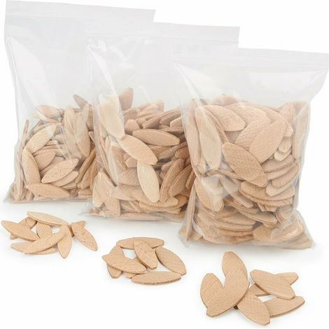 Lamello-lamellen-sortiment, 100 Stück, Aus Massivem Buchenholz. Ideal Für Oberfräsen/lamellenschneider.