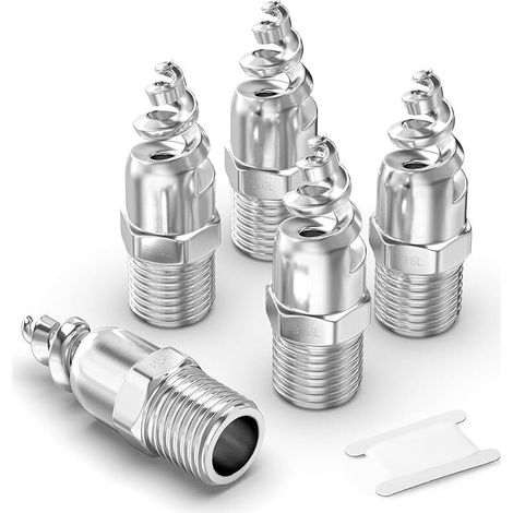 Stück 304 Edelstahl-spiralkegel-zerstäubungsdüse, 1"-außengewinde-zerstäubungssprüher Zur Staubentfernung Für Gaskühlung, Waschen, Flammschutz