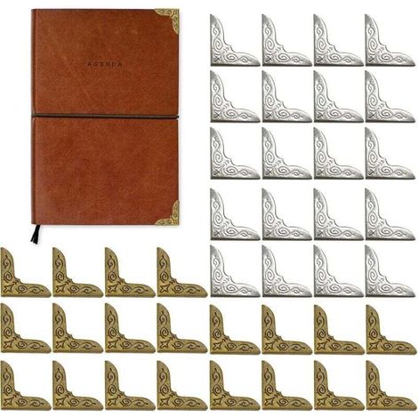 40 Stück Eckenschutz Aus Eisen, Vintage-retro-eckenschützer Für Bücher