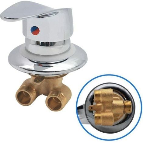 Duscharmatur Für Badezimmer, Duscharmatur Aus Messing, Umstellventil, Duscharmatur Aus Chrom, G12-mhb-anschluss