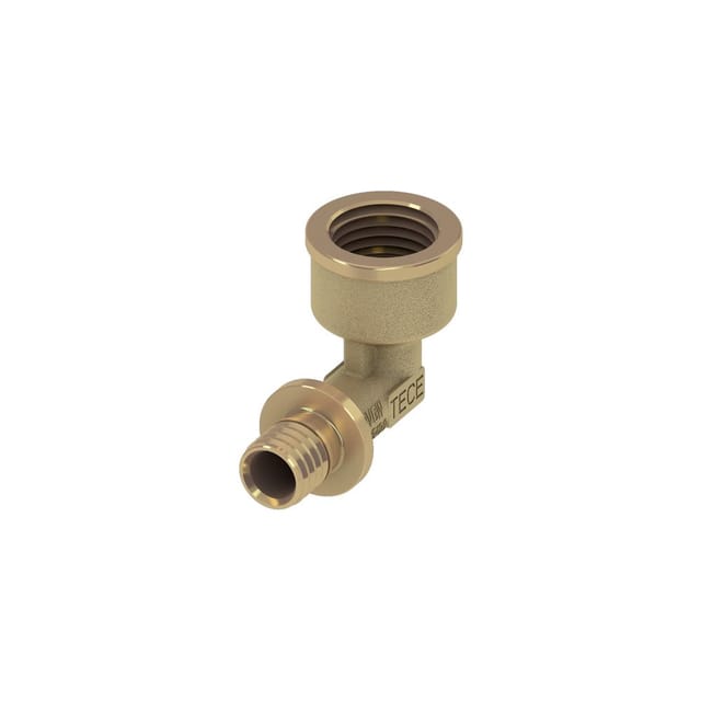 Teceflex Winkelübergangsmuffe Dim. 20 mm x Rp 3/4 Siliziumbronze
