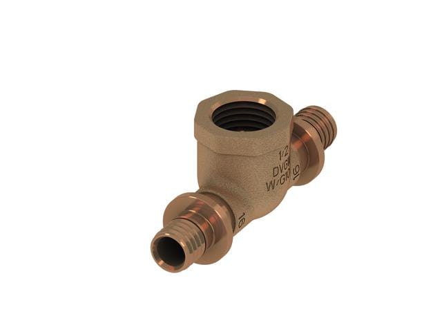 Teceflex T-Stück IG Dim. 20 mm x Rp 1/2 mm x 20 mm Siliziumbronze