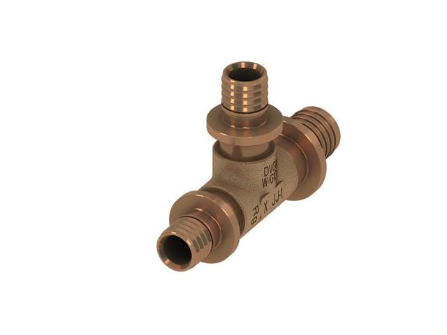Teceflex T-Stück Reduziert Dim. 25 mm x 16 mm x 25 mm Siliziumbronze