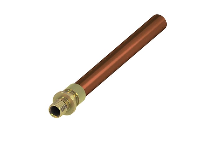 Teceflex Systemübergang Kupferrohr Dimit 16 auf 15 mm CU-Rohr