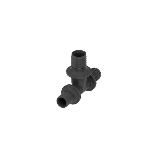 Teceflex T-Stück Reduziert Dim. 16 mm x 20 mm x 16 mm PPSU Dunkelgrau