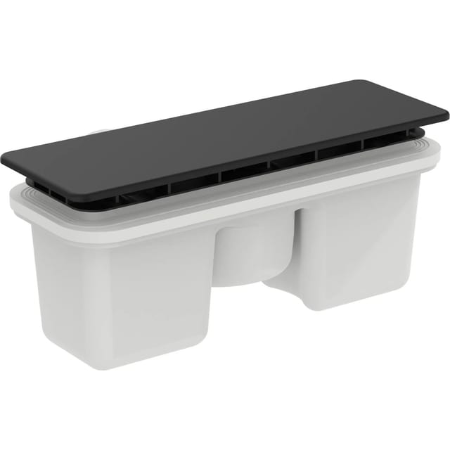 Ideal Standard Ablaufgarnitur Ultra Flat New Schwarz