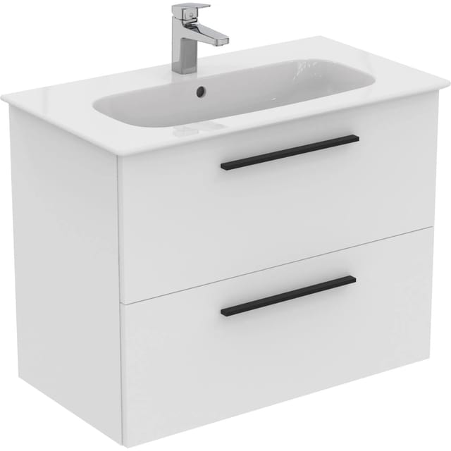 Ideal Standard Einzelwaschtisch i.life A 70 cm Weiß Glänzend mit Softclose