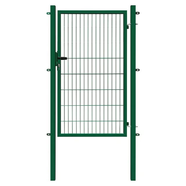 Gartentor Basic für Doppelstabmattenzaun Moosgrün 100 cm x 160 cm
