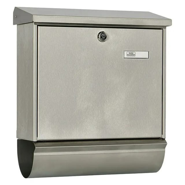 Burg Wächter Briefkasten + Box Set Comfort 39130 Edelstahl