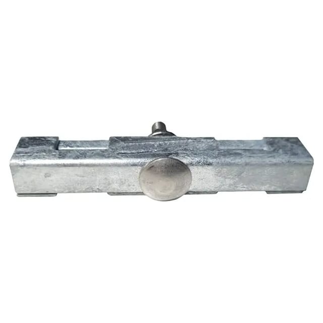 Doppelstabzaun Zaunbauverbinder Zink 90 mm
