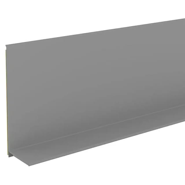Weichsockelleiste selbstklebend Grau 15 x 50 x 5000 mm
