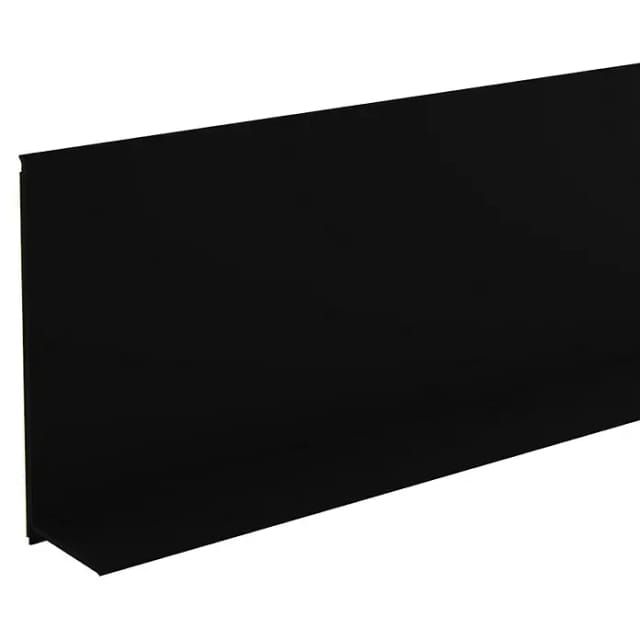 Weichsockelleiste selbstklebend Schwarz 15 x 50 x 5000 mm