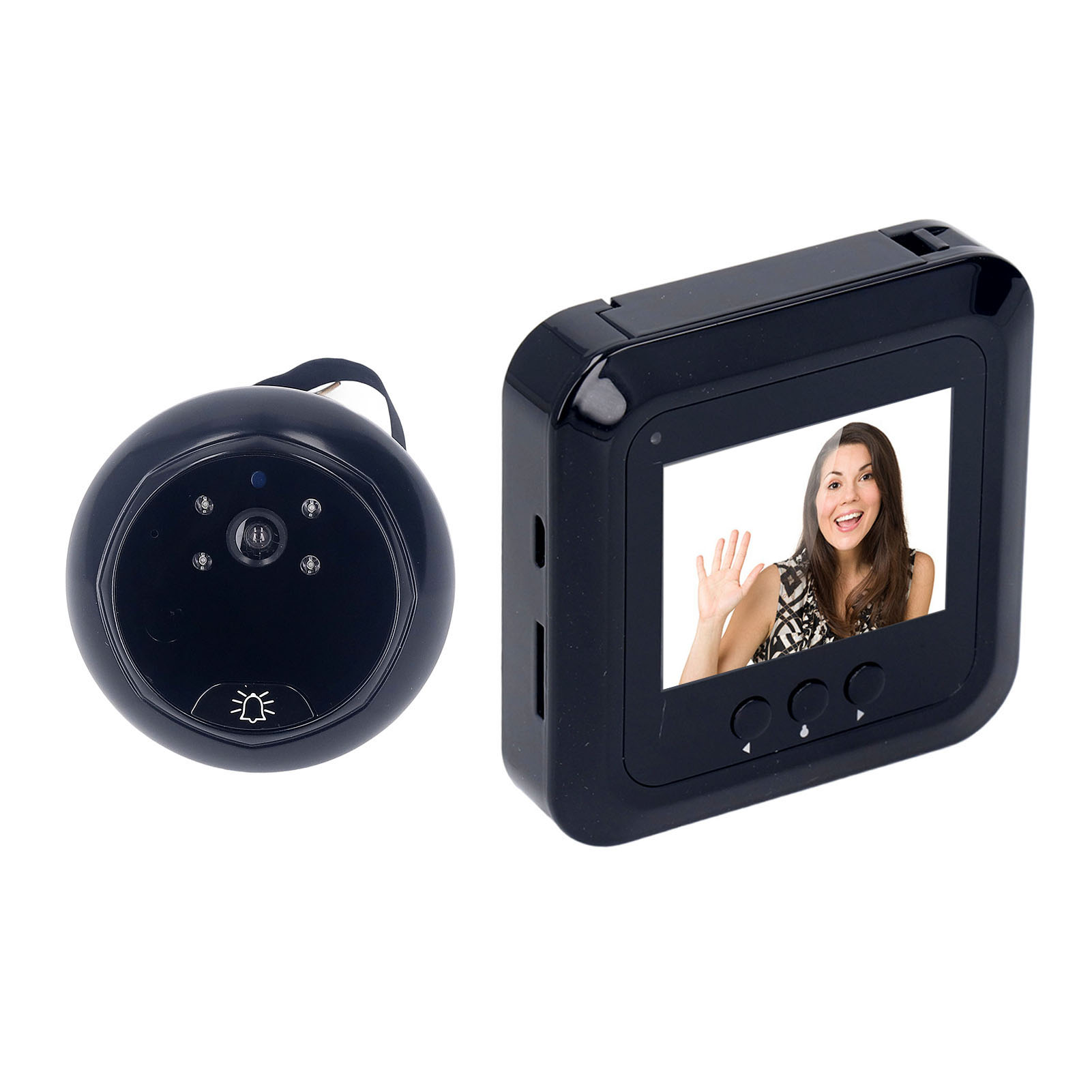 2,4-zoll-türspionkamera Mit 0,3 Mp, 120°-weitwinkel, Hd-digitalkamera Für Zuhause Und Studentenwohnheim