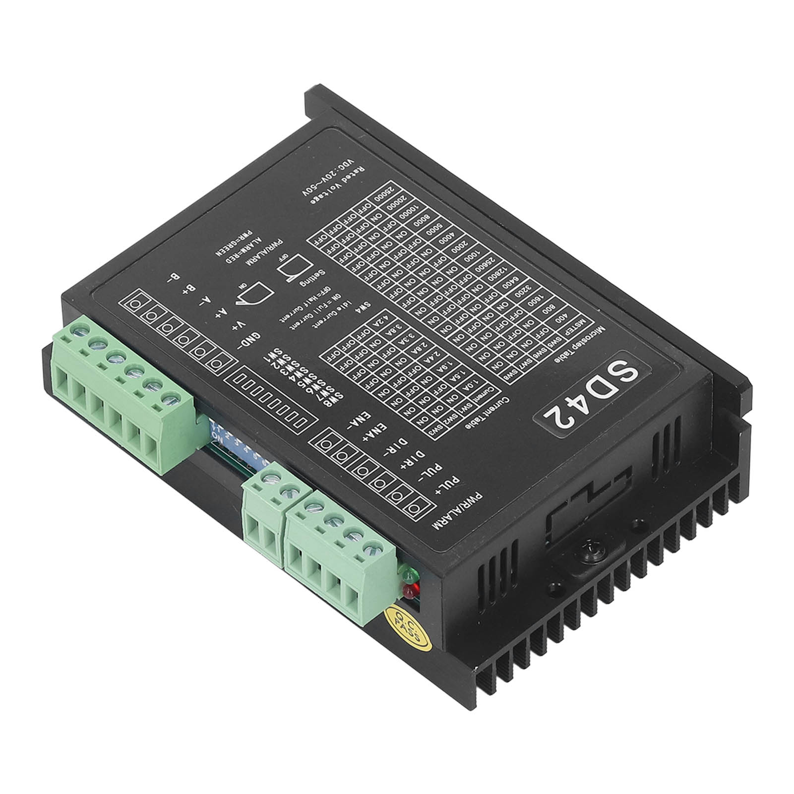 Schrittmotortreiber Mit Selbstschutz, Hoher Torsion, Geringer Wärmeentwicklung Und Geräuscharmem Betrieb, Cnc-schrittmotortreiber-controller, Dc 20–50 V, 1,0–4,2 A