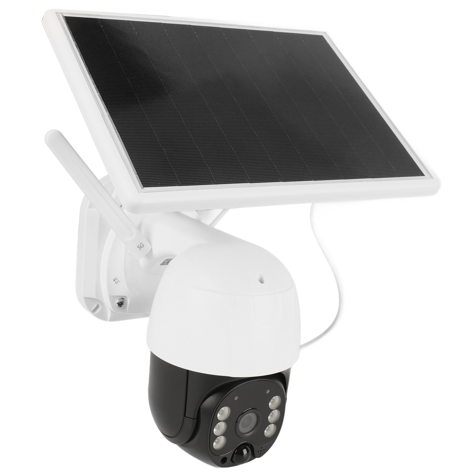 Solarbetriebene Sicherheitskamera Für Den Außenbereich Mit Smart-alarm, Schwenk-/neigefunktion, Bewegungserkennung Und 4g-hd-überwachung