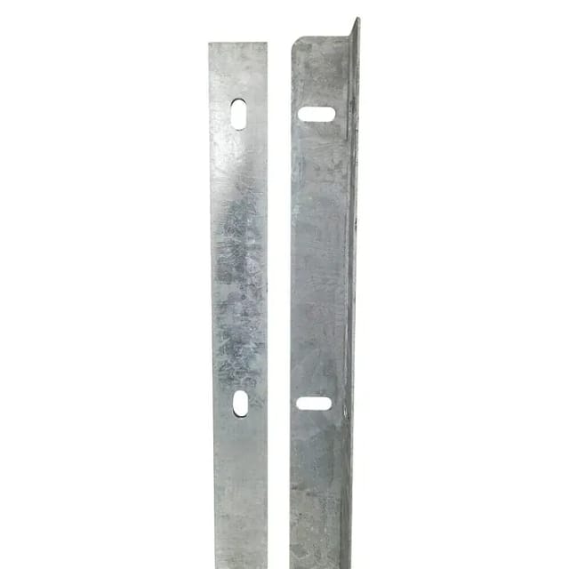 Doppelstabzaun Zaunanschluß Leiste Zink 100 cm