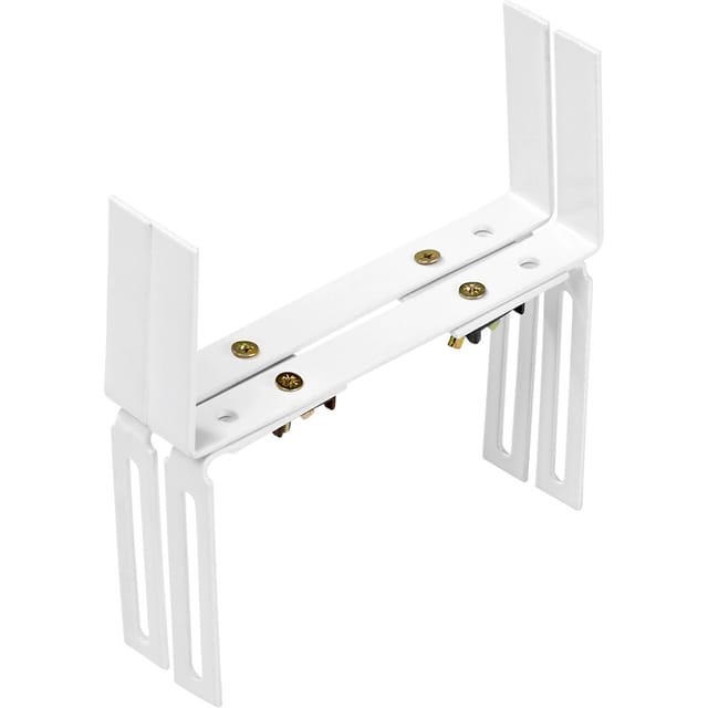 Balkonkastenhalter Weiß 16 cm - 22 cm dimensional verstellbar