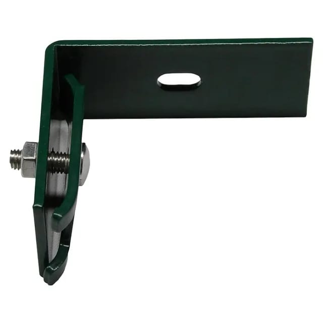 Doppelstabzaun ECO Wandverbinder Moosgrün