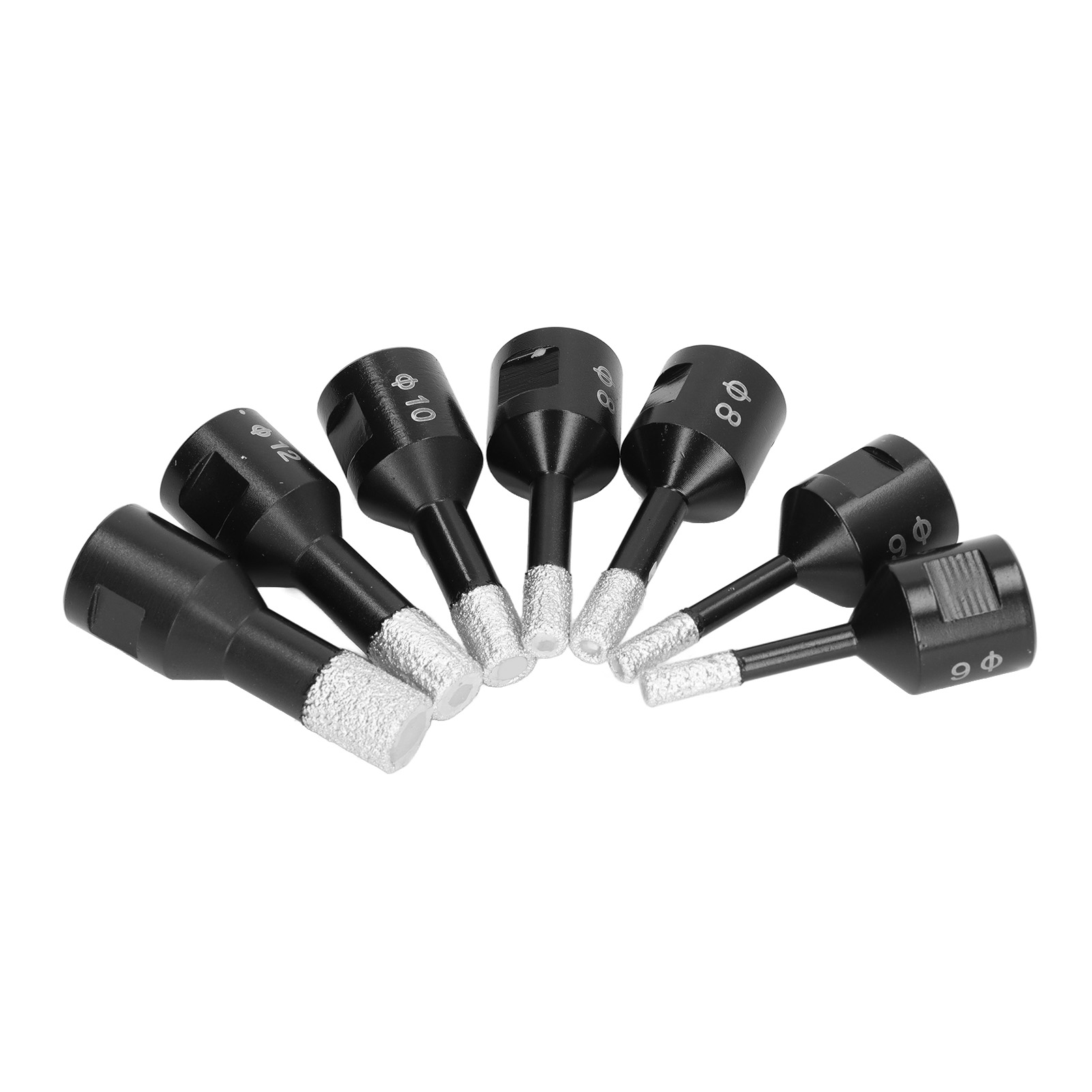 7-teiliges Diamantbohrer-set Zum Nass- Und Trockenlöten Mit M14-innengewinde Für Marmor, Fliesen Und Granit