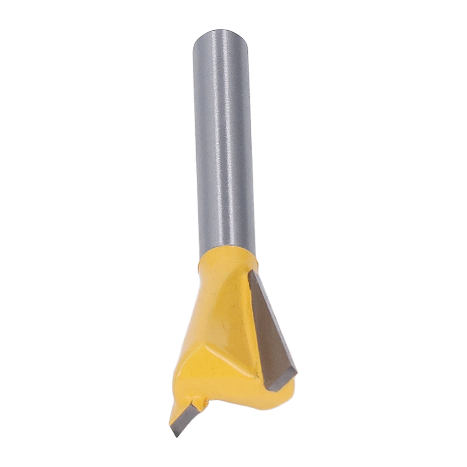 Schwalbenschwanzfräser, 6 Mm Schaft, Wolframlegierung, Hartmetall, Ptfe-beschichtung, Holzbearbeitung, Oberfräse, Gelb, 5/8 Zoll