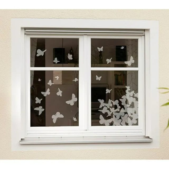 Komar Fenstersticker Schmetterlinge 31 cm x 31 cm
