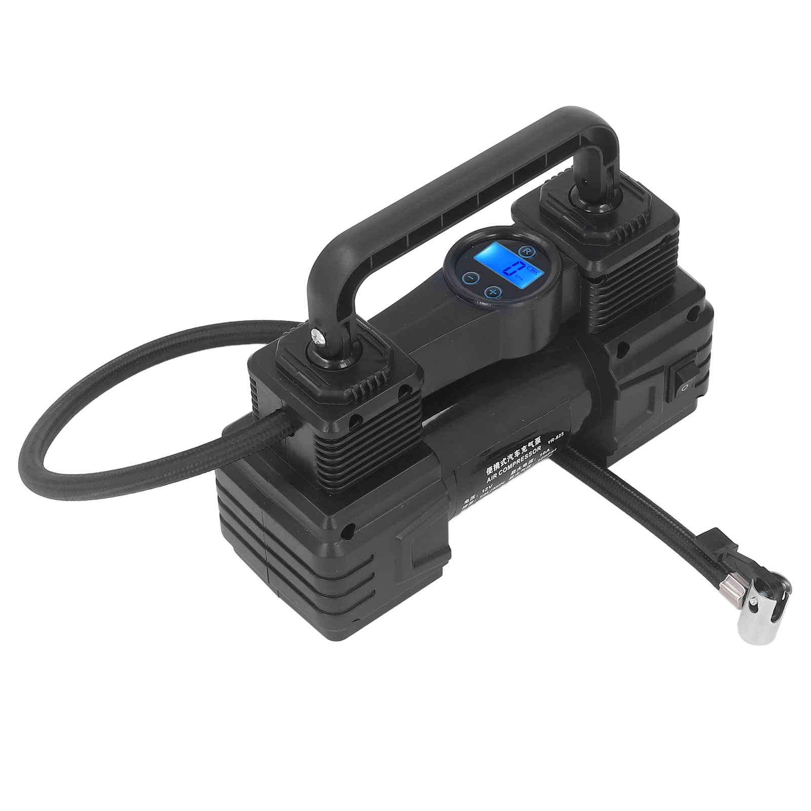 12v Luftkompressor Hochleistungspumpe 120psi Tragbarer Reifenfüller Mit Led-licht Für Autos, Wohnmobile, Bälle