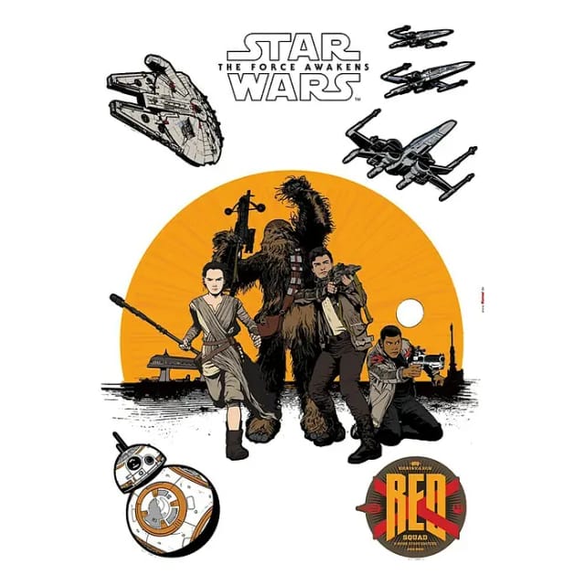 Komar Deko-Sticker Star Wars Resistance 50 cm x 70 cm