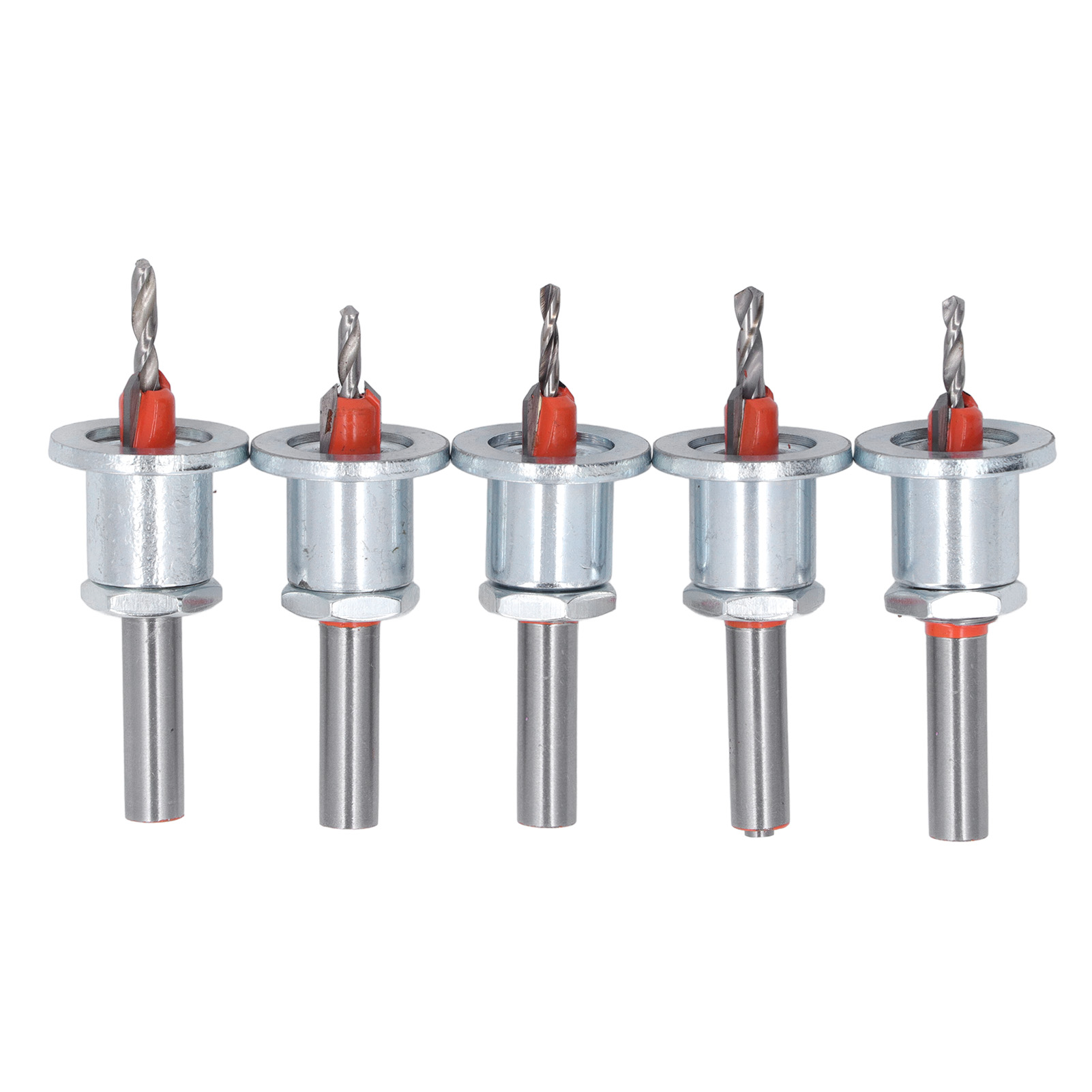 5-teiliges Senkbohrer-set, Verstellbar, Mit Koffer, Für Holz Und Metall, Elektrowerkzeug