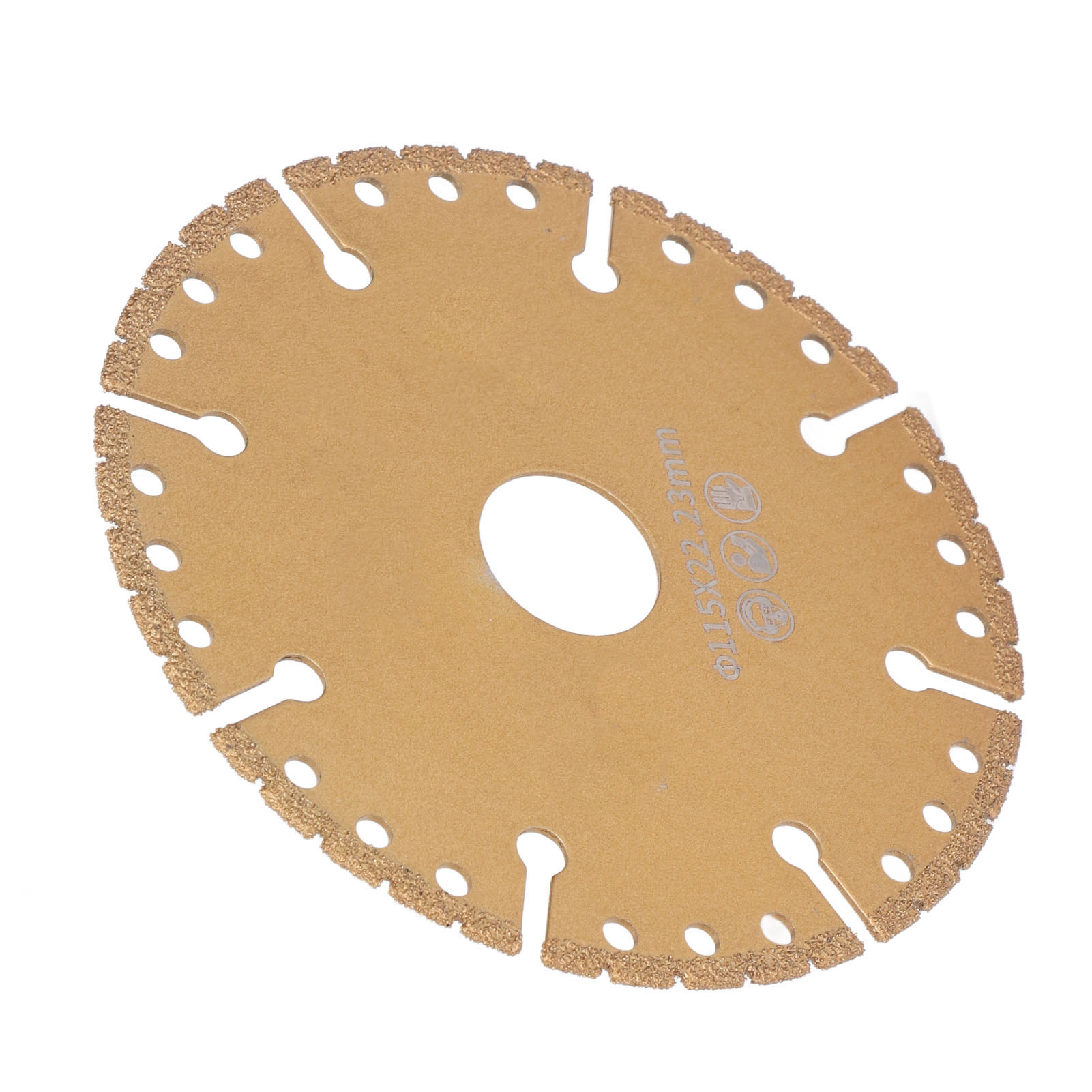 Diamant-sägeblatt, Mehrzweck-segment-kreistrennscheibe Für Steinmetzarbeiten, 115 X 22,23 Mm