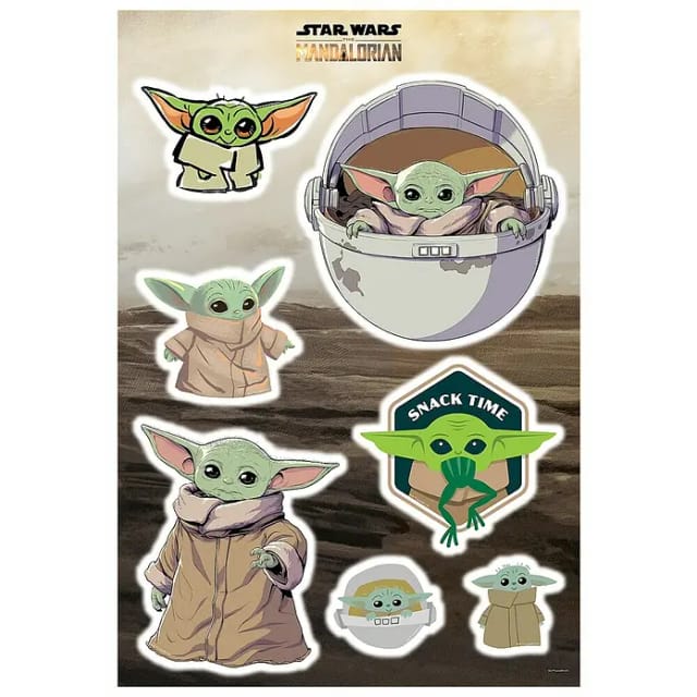 Komar Deko-Sticker Mandalorian The Child Sluster 50 cm x 70 cm