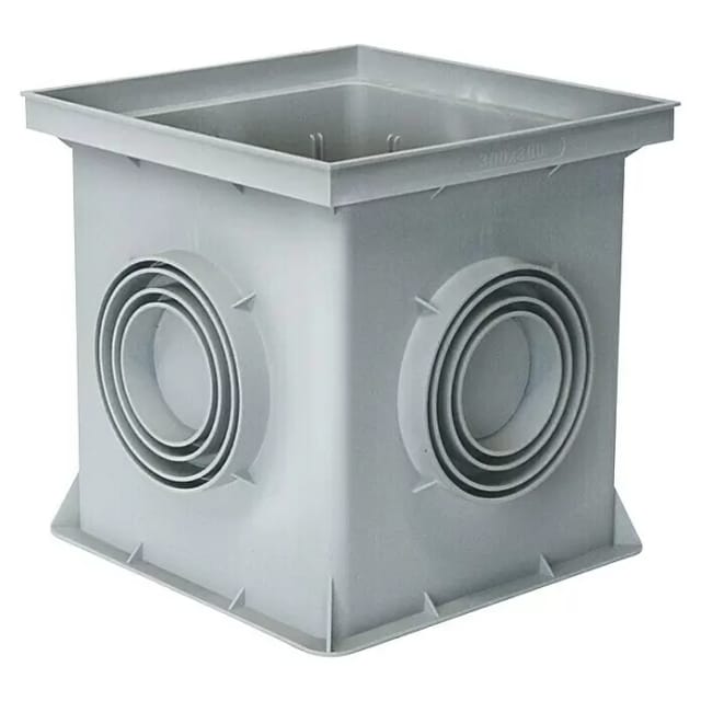 Marley Schacht mit Boden 200 mm x 200 mm