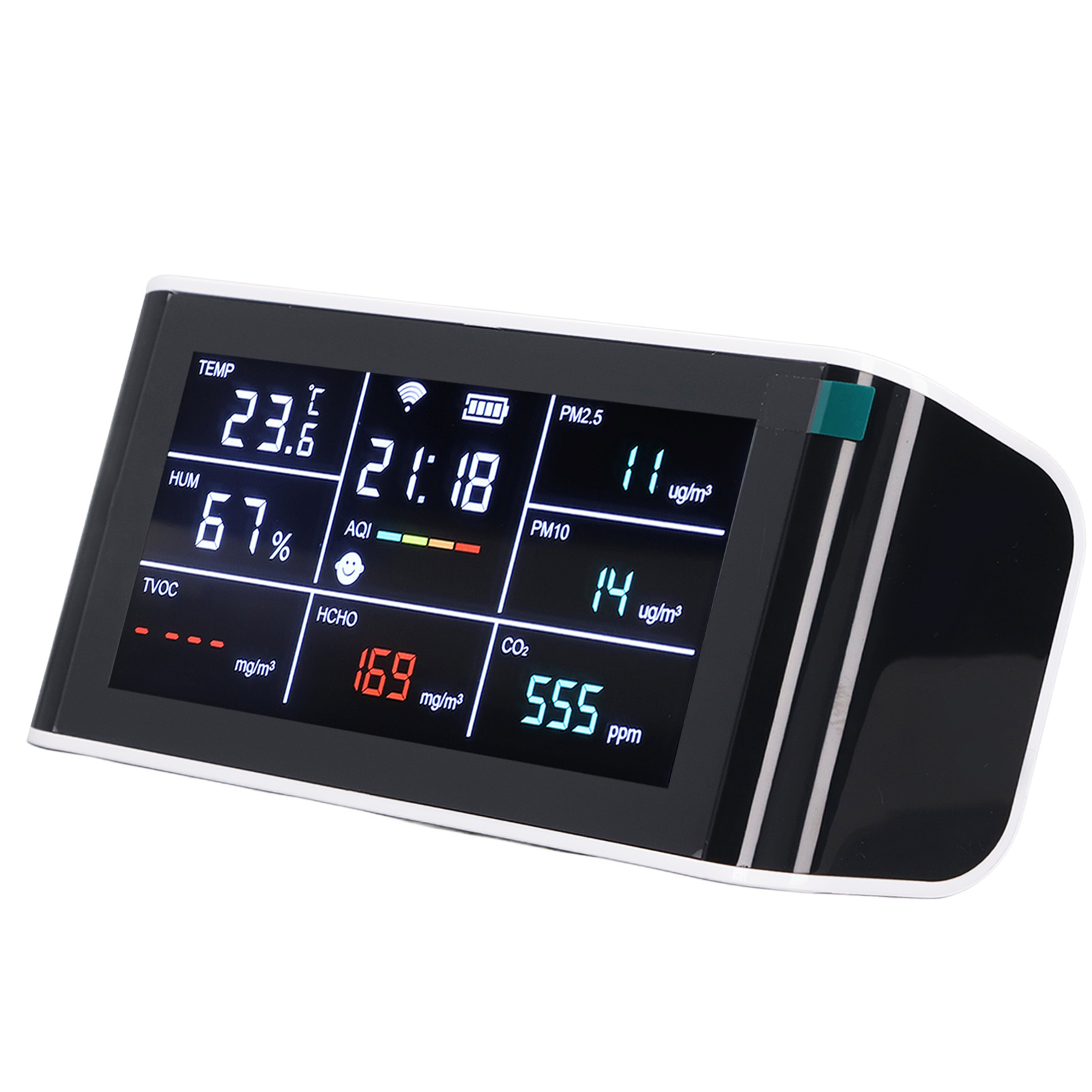 Luftqualitätsmonitor Wlan 9-in-1 Multifunktions-co2-monitor Für Weinkeller Und Haushalte