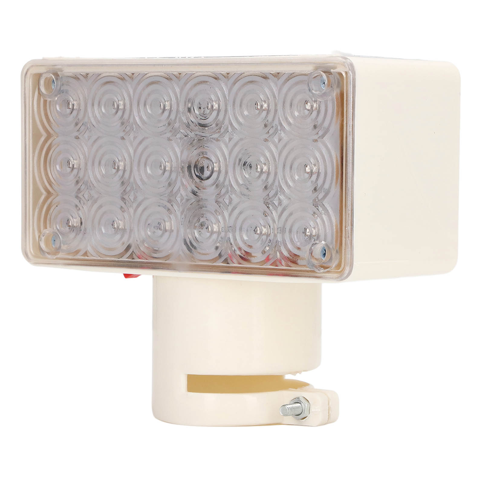 Solarbetriebene Warnleuchte Mit Hoher Helligkeit, 18 Leds, Rot-blau Blinkend