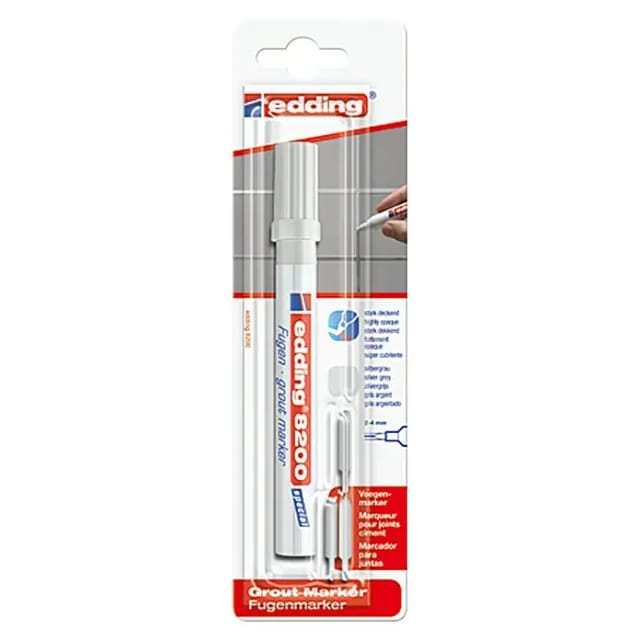 Edding Spezialmarker 8200 Fugenmarker DIY Grau
