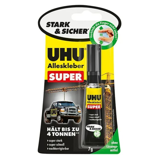 Uhu Alleskleber Super Stark & Sicher Transparent 7 g