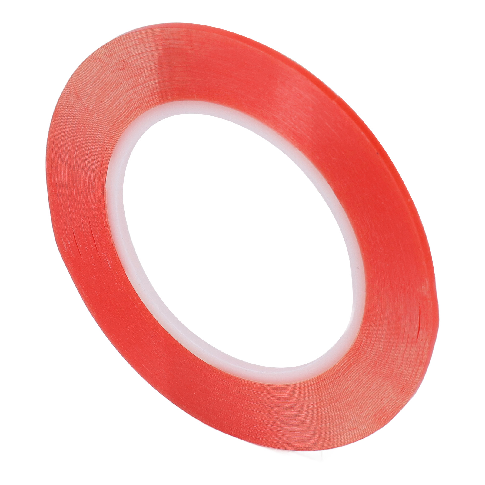 Doppelseitiges Pet-klebeband, Ringförmig, Wasserfest, Dichtung Zur Befestigung Von Haushaltsgegenständen, Rot, 12 Mm / 0,47 Zoll