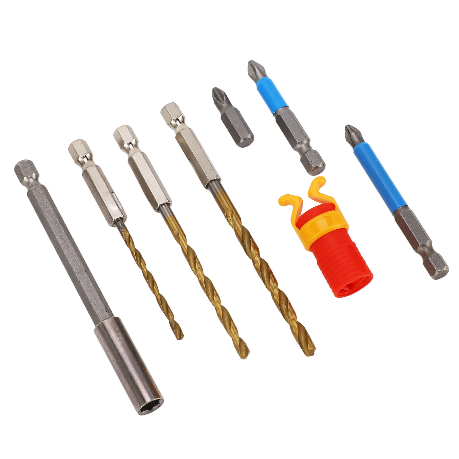 Spiralbohrer-set Mit Rutschfestem, Magnetischem Kreuzschlitzschraubendreher-bit Aus S2-legierungsstahl Für Reparatur- Und Wartungsarbeiten