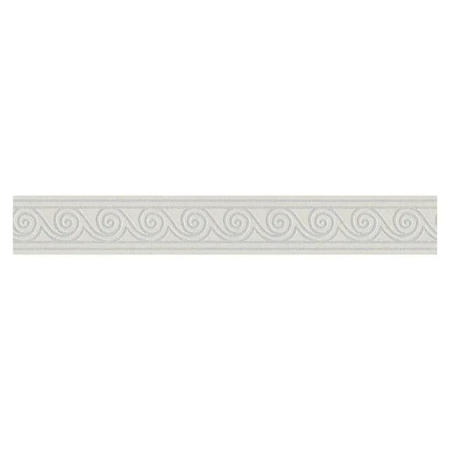 A.S. Création Borte selbstklebend Wellenmuster 5 m x 8 cm Grau