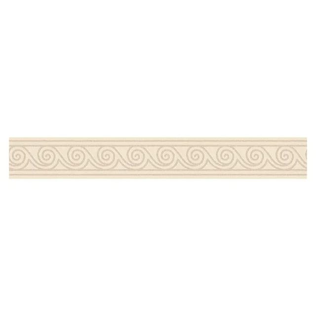 A.S. Création Borte selbstklebend Wellenmuster 5 m x 8 cm Beige-Creme