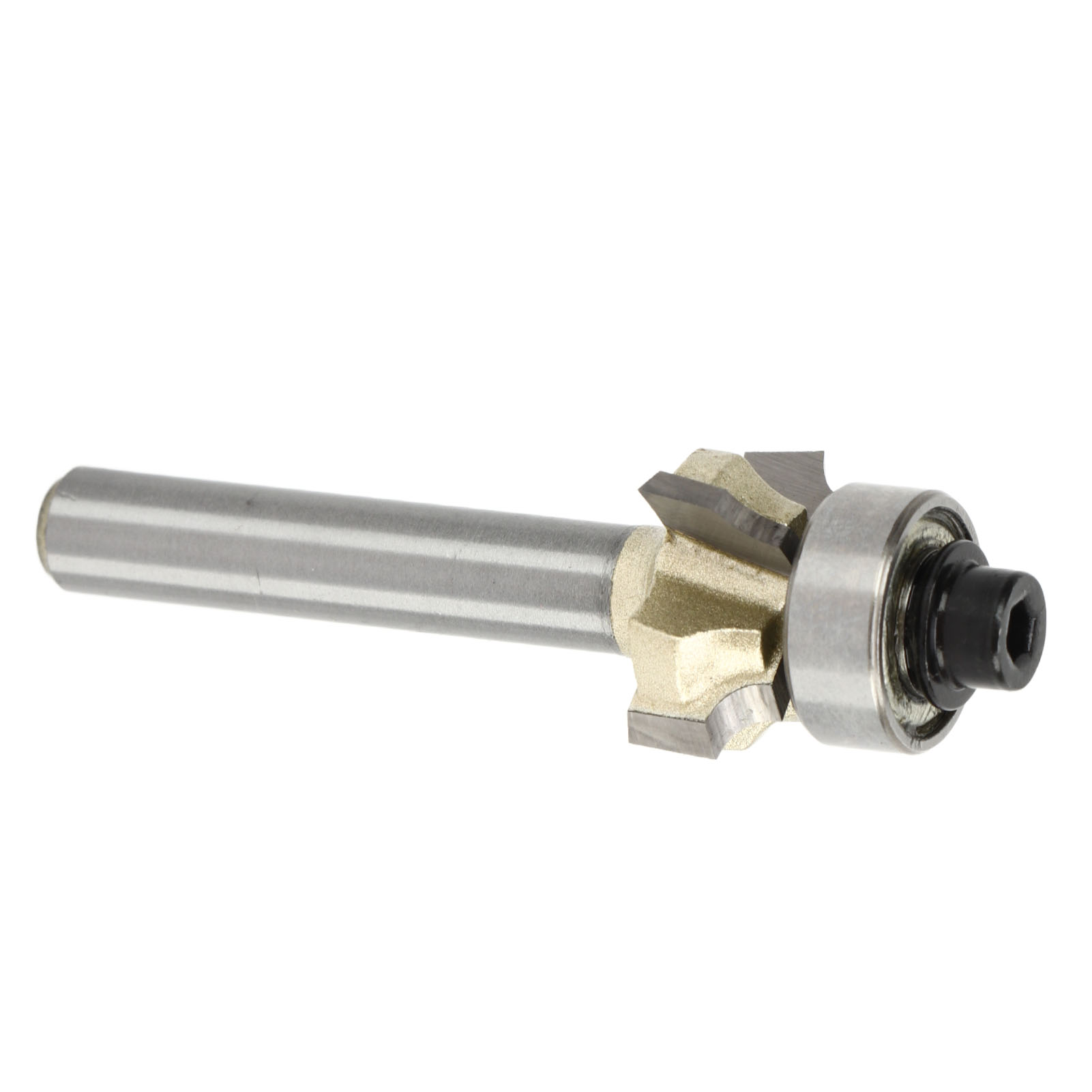 Abrundfräser 1/4" Schaft R2.5 4-schneidig Wolframstahllegierung Kantenformfräser Für Die Holzbearbeitung