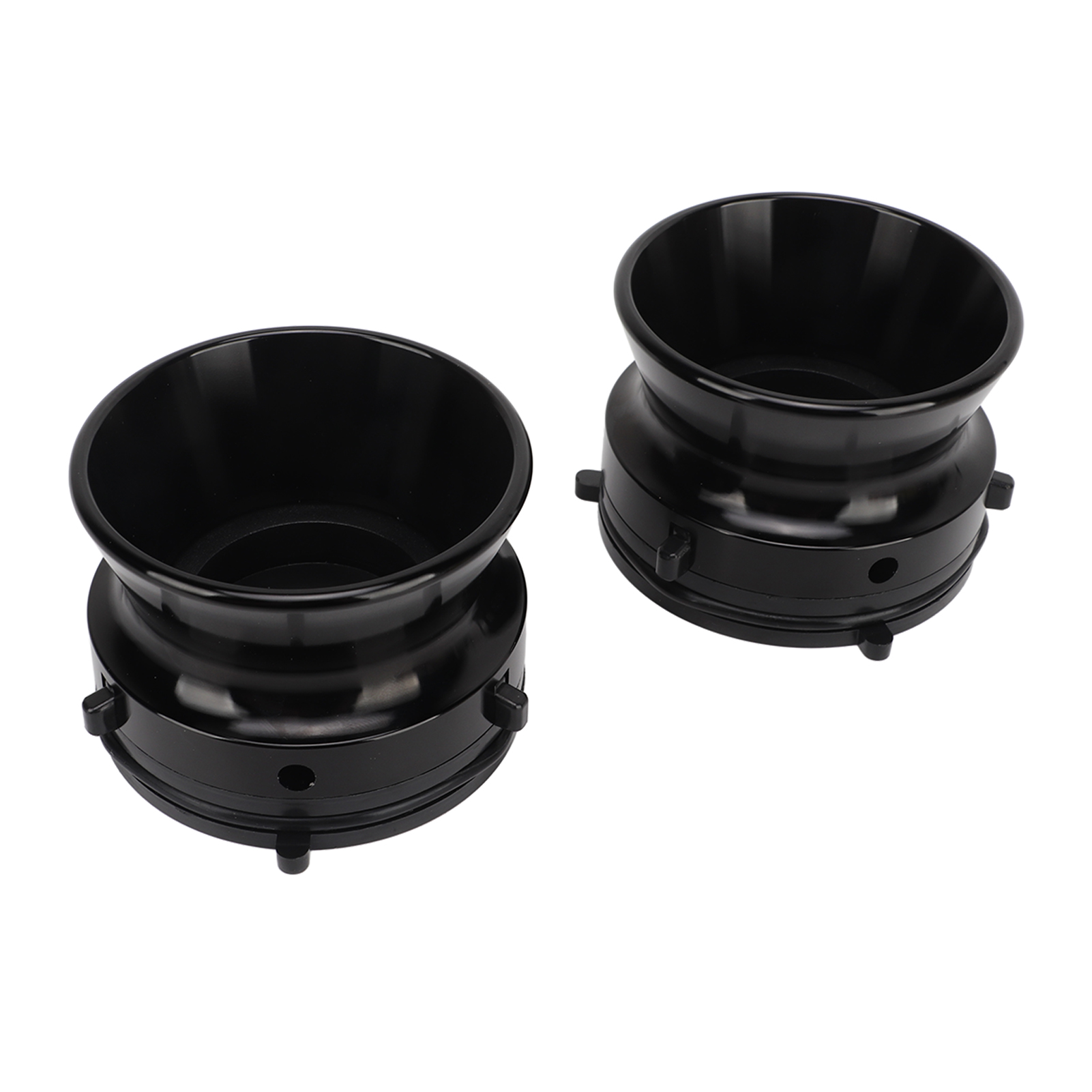 1 Paar Nab Hub Adapter, Polierte Aluminiumlegierung, 10 Zoll Öffner, Universelle Ladevorrichtung, Schwarz