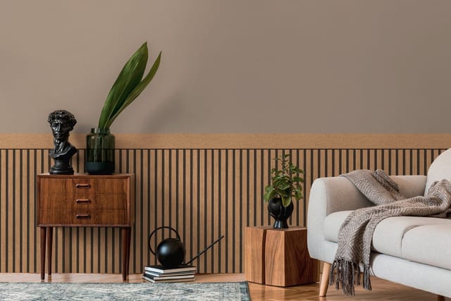 A.S. Création Vliestapete Wallpanel Holz 5 m x 1,06 m Braun