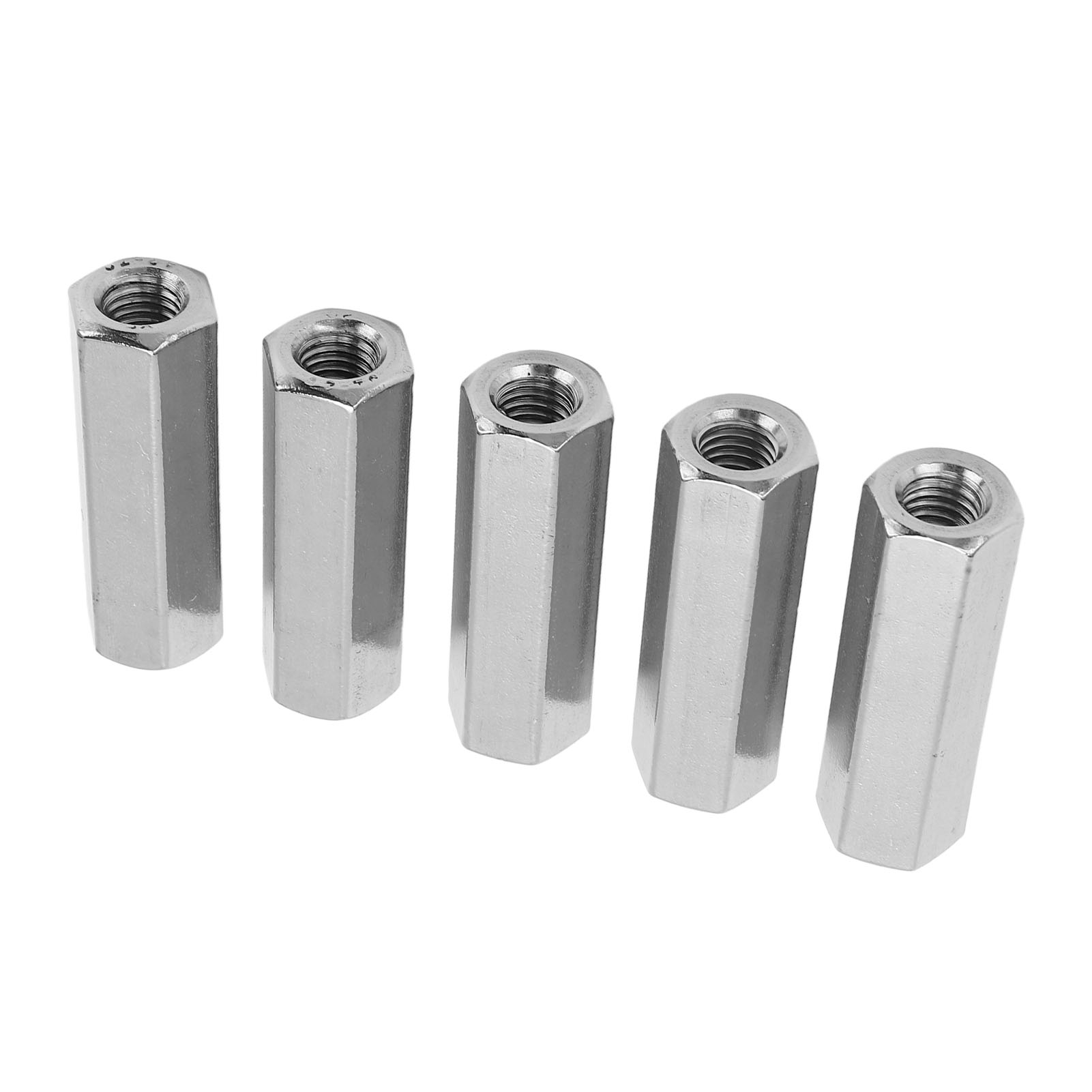 Stück Sechskant-kupplungsmuttern M10x1,5 L55mm 304 Edelstahl Rostfrei Korrosionsbeständige Sechskant-verbindungsmuttern Für Schrauben Und Bolzen