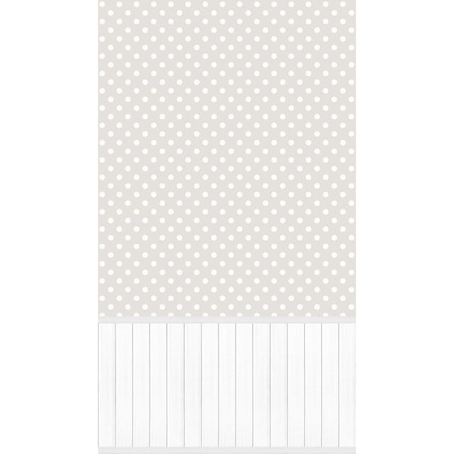 A.S. Création Vliestapete Wallpanel Blümchen Grau